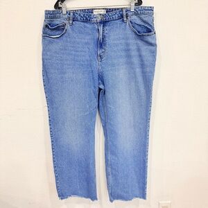 Abercrombie & Fitch The 90s Relaxed Jean High Rise Curve Love Size 35/20 Regular